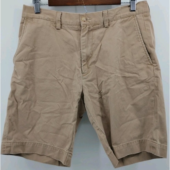 Polo Ralph Lauren Other - Polo Ralph Lauren Shorts Mens 32 Khaki Classic Fit 9 Inch Chino Flat Front